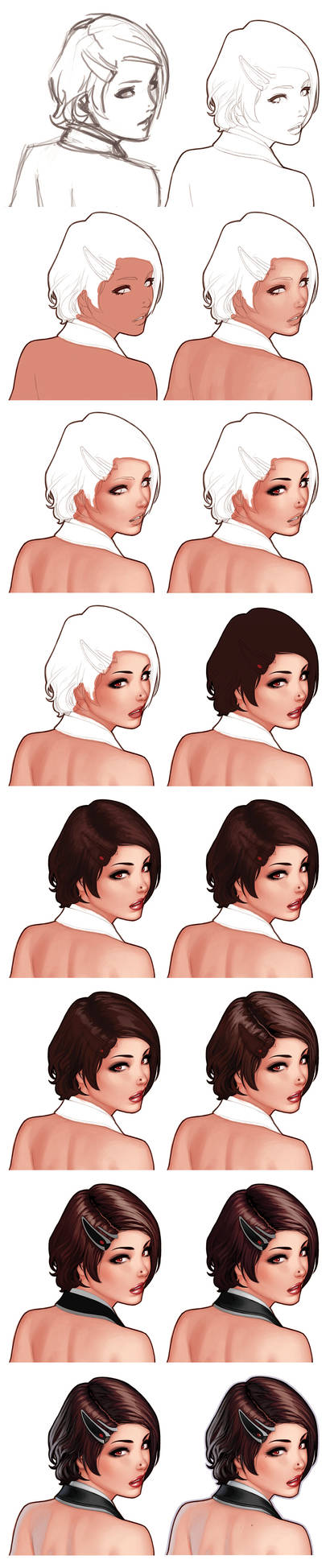 The Face Of Eva - Step By Step by WarrenLouw