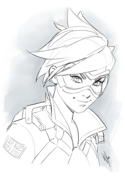 Drawing Tracer (Overwatch 2)