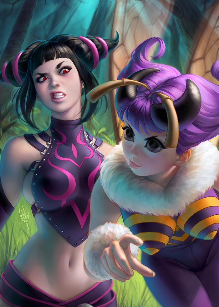 Juri vs Q-bee by WarrenLouw