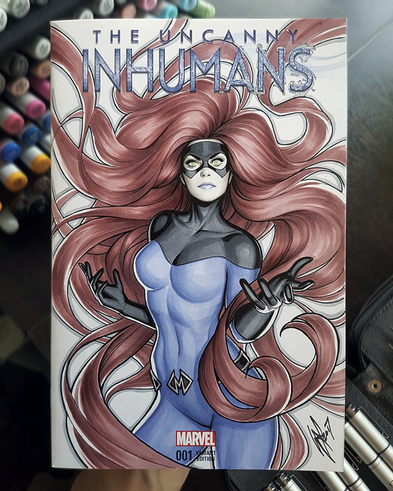 Copic Medusa by WarrenLouw
