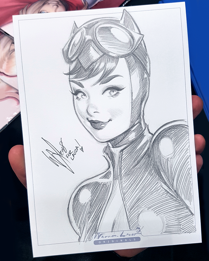 Catwoman skecth by WarrenLouw