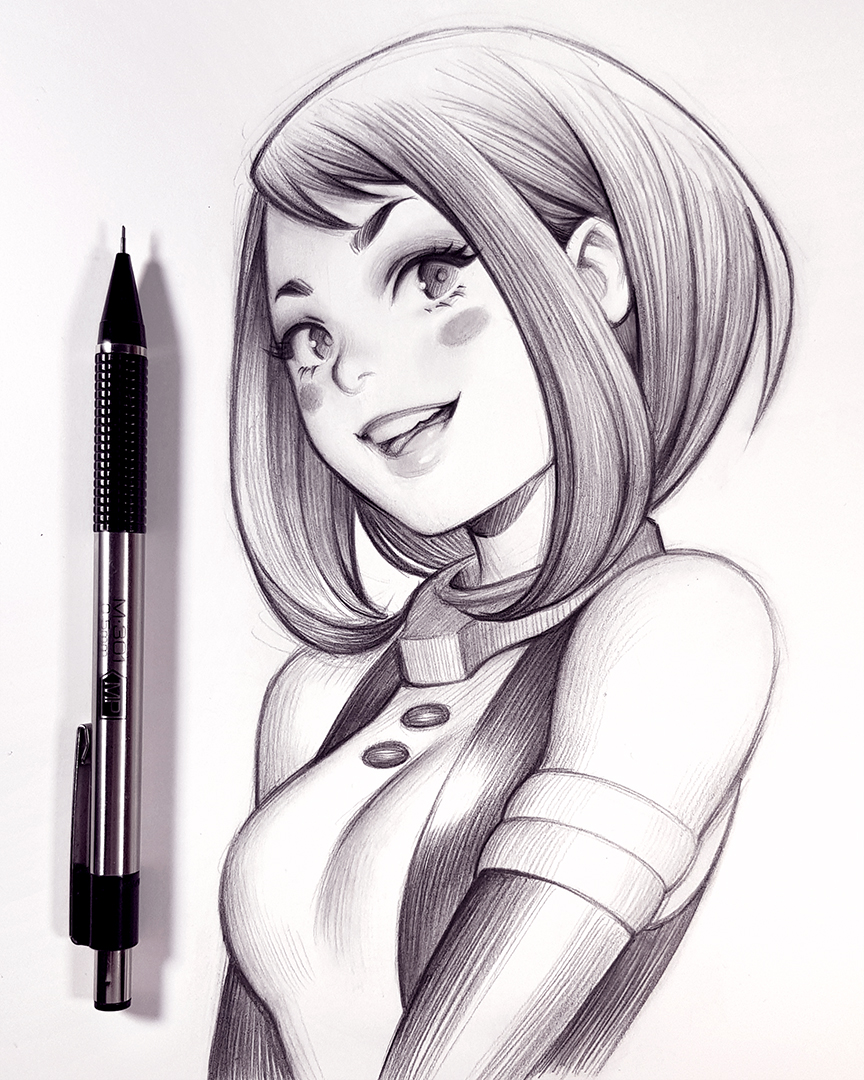 Ochaco Uraraka by WarrenLouw