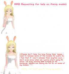 MMD Request on fixing models [Help needed]