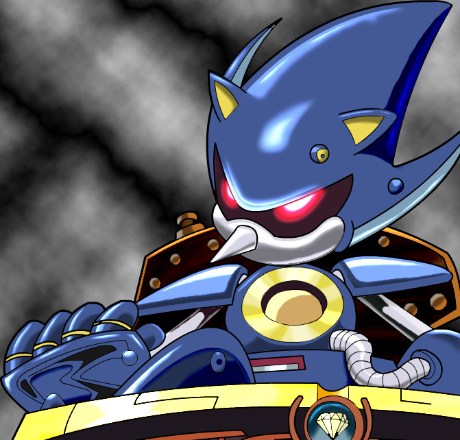 Nerkin Pixel on X: Mecha Silver Sonic, illustration for S2HD #Sonic # Fanart #Wearefans  / X