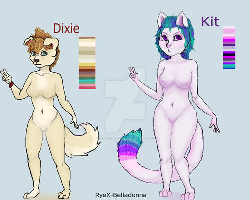 Dixie and Kit Ref blur