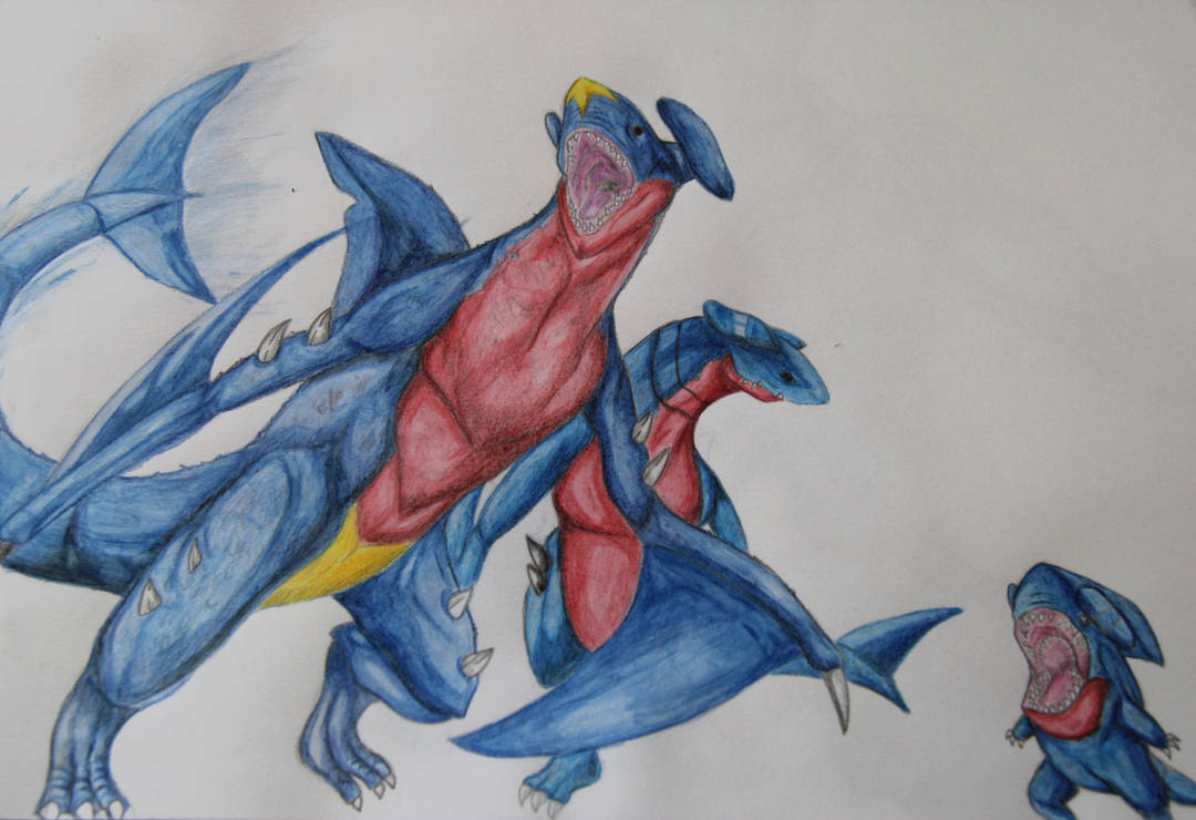 Garbagemon Evolution Line Realistic Garchomp Evolution Line by AlzoKs on DeviantArt