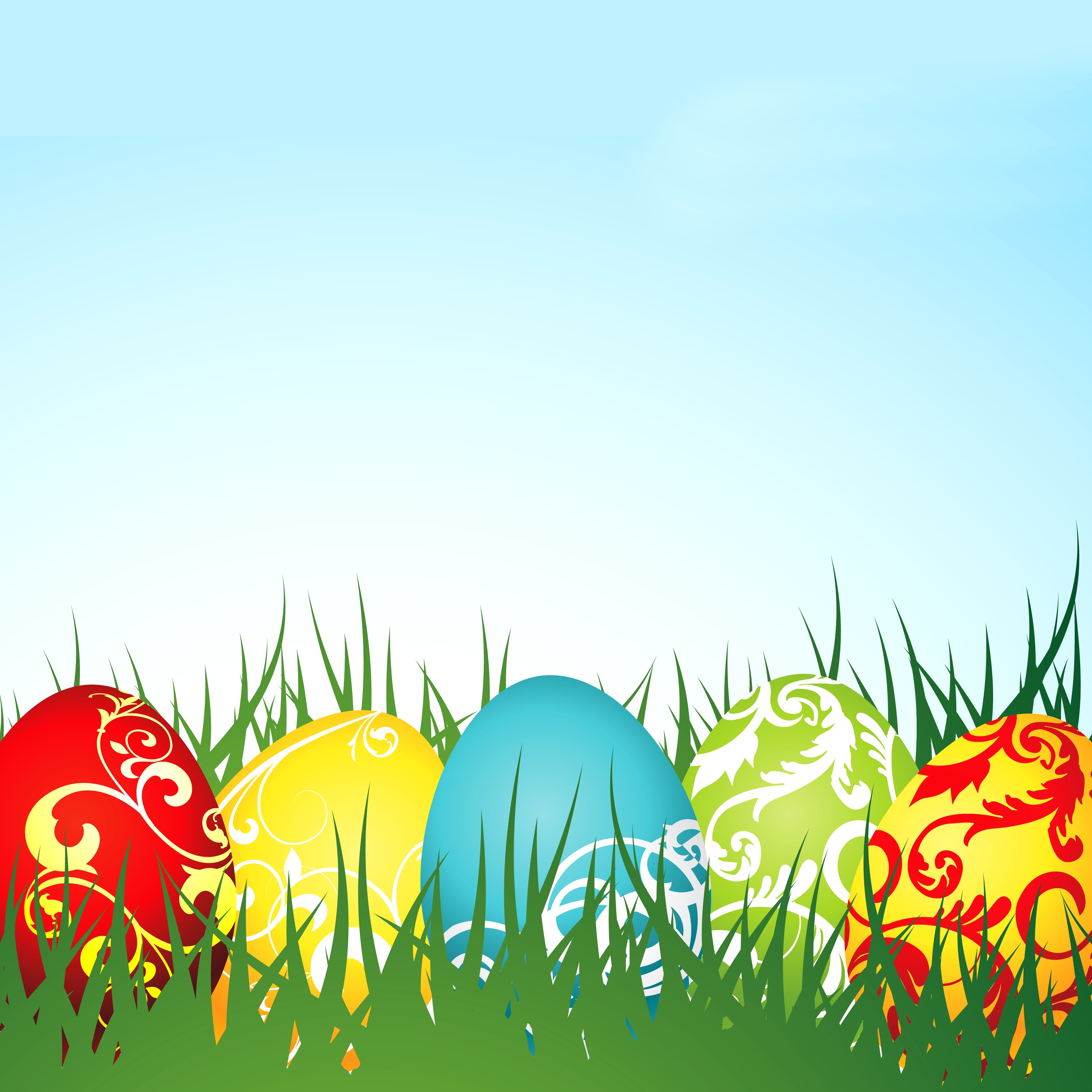 Easter Eggs Background 5