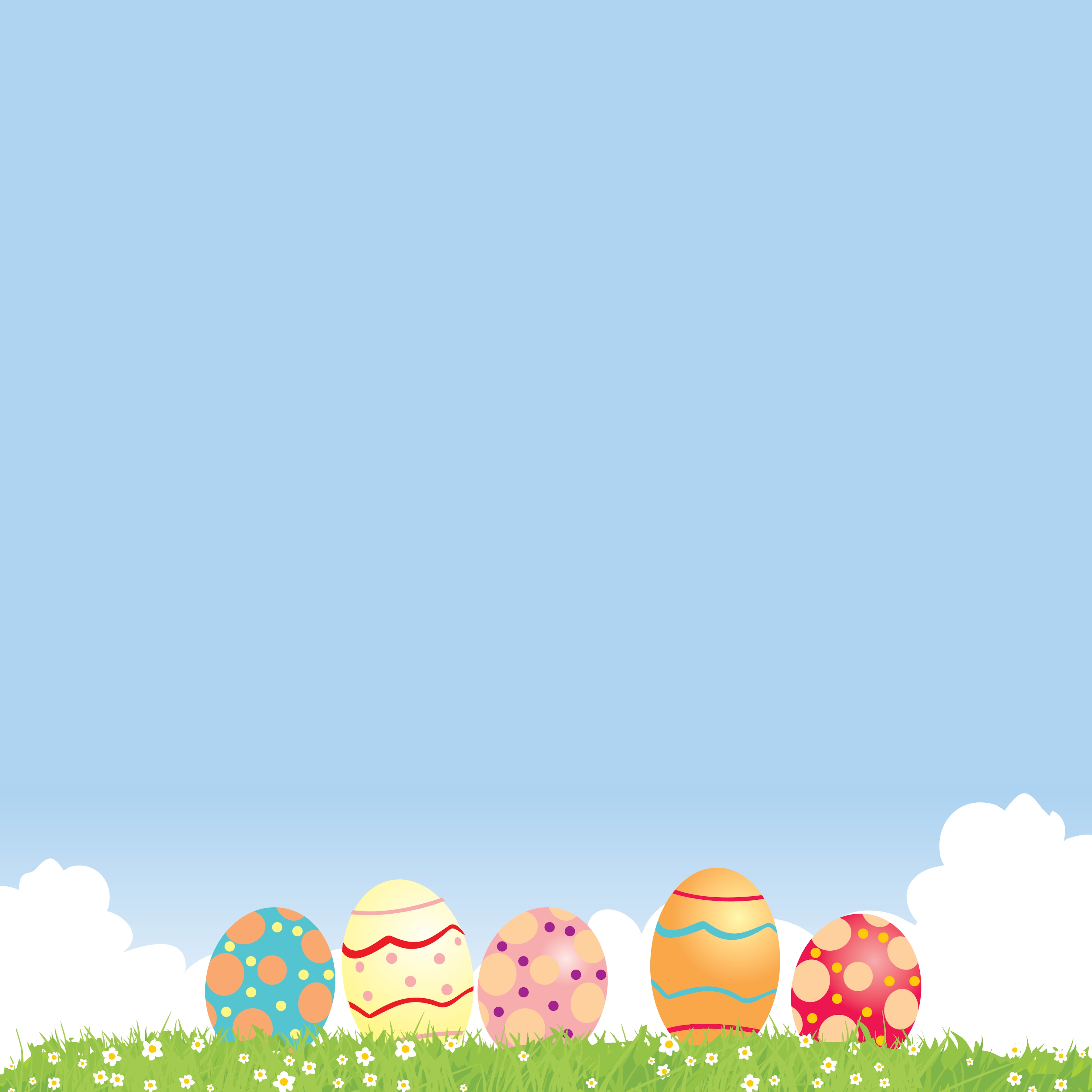 Easter Eggs Background 6