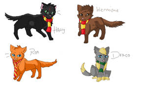 Harry Potter Cat designs