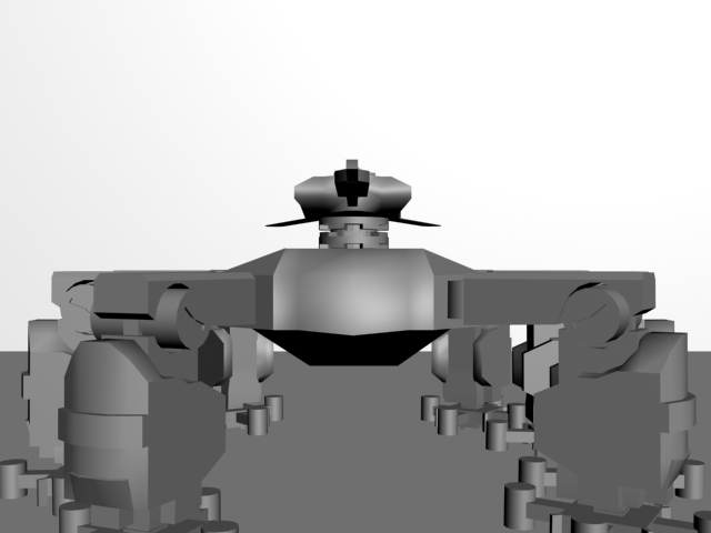 Mech Base Front view by devilangelthefirst on DeviantArt
