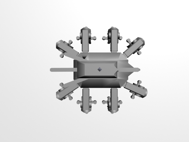 Mech base Top view Preview by devilangelthefirst on DeviantArt
