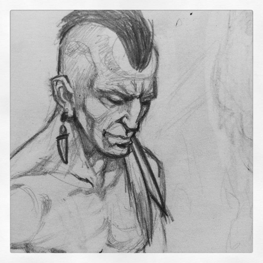 Native American Warrior by sykohyko on DeviantArt