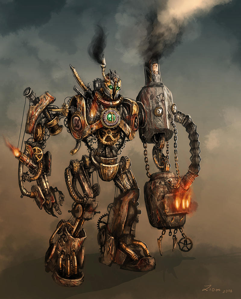 Fryse maling kul Steampunk Robot by Ziom05 on DeviantArt