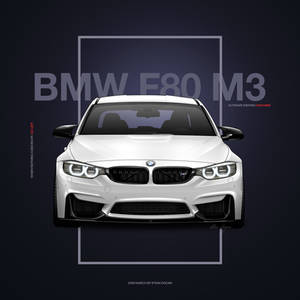 BMW M3 F80 Poster Design
