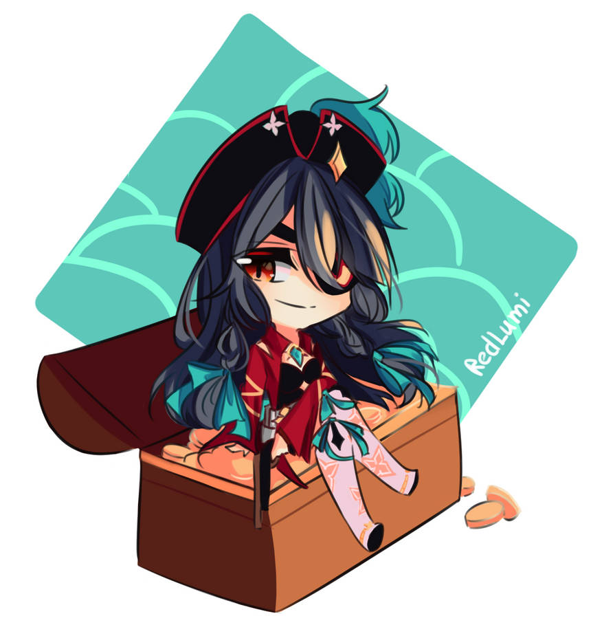 Pirate Captain Flan Chibi Fanart by RedLumi on DeviantArt