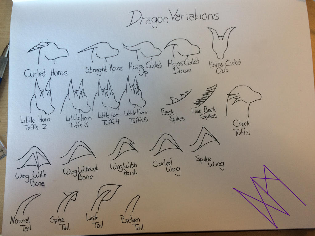 Dragon Variations by DragonMPhantom on DeviantArt