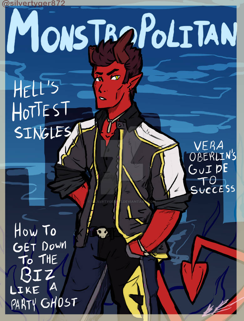 Monster Prom Contest Entry-Damien Magazine cover. by Silvertyger872 on ...