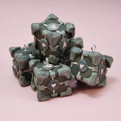 Polymer Clay Companion Cubes
