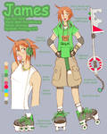 James - Chara Sheet... -KH by geniefox