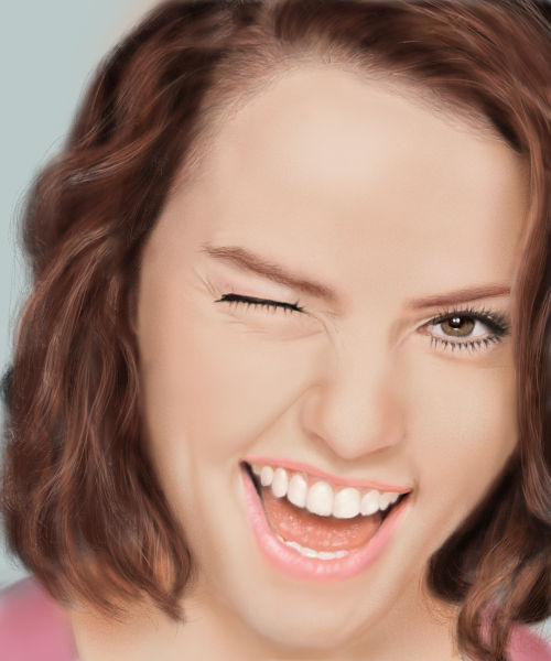 Daisy Ridley Smug Smiling with Daisy Ridley by Andorada on DeviantArt