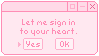 Sign In to Your Heart! LOL by Catonecca