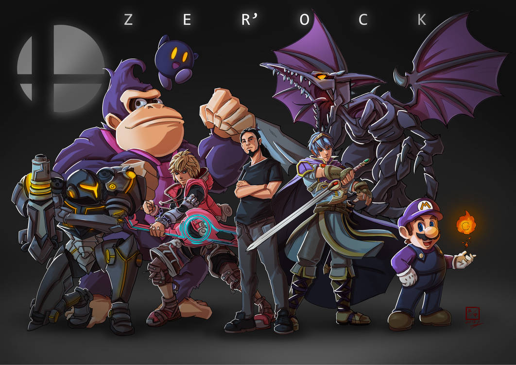 Super Smash Bros Ultimate Fanart Super Smash Bros. Ultimate fanart ft. Zer'ock by PierricSorel on DeviantArt