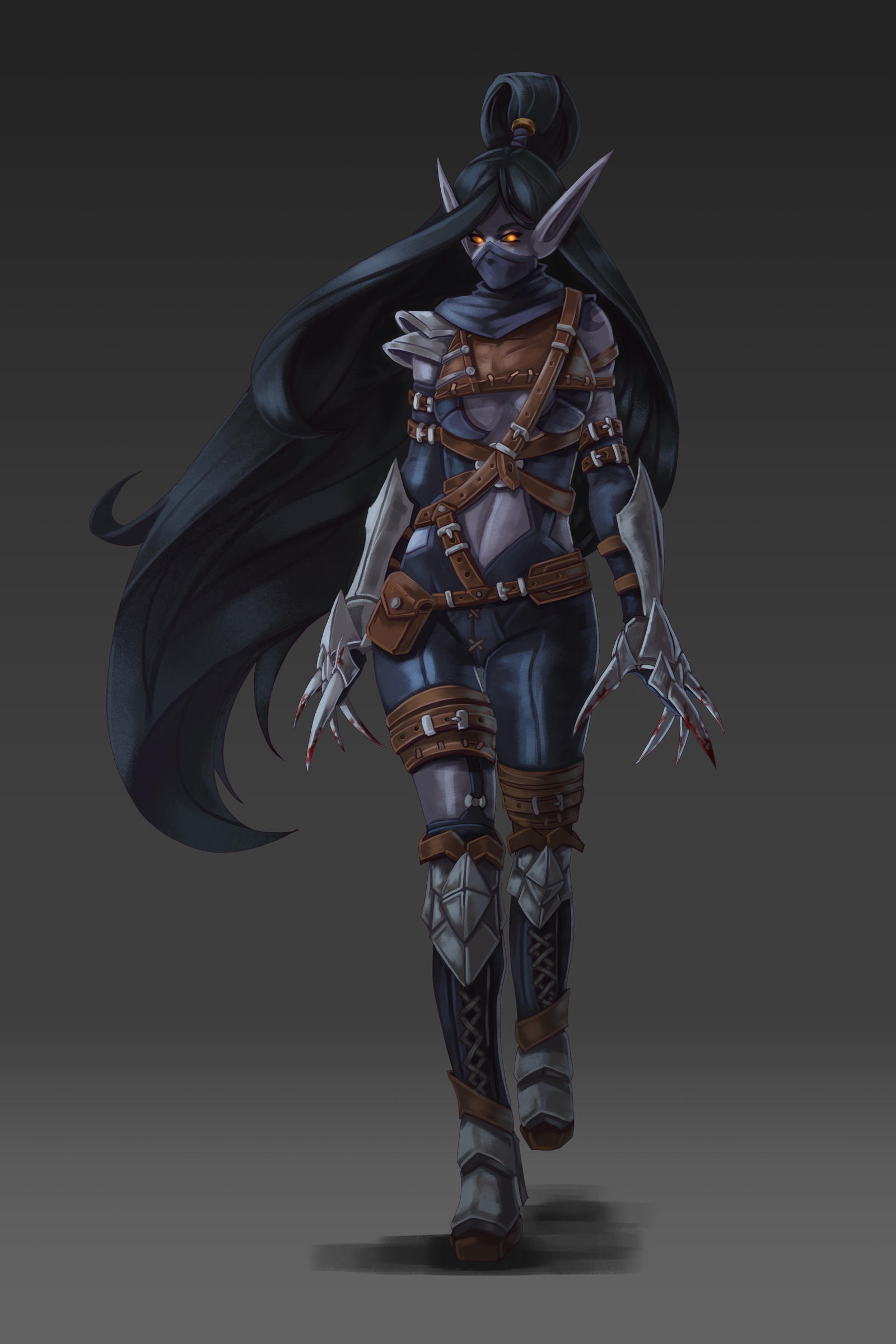 Dark elf Assassin by PierricSorel on DeviantArt