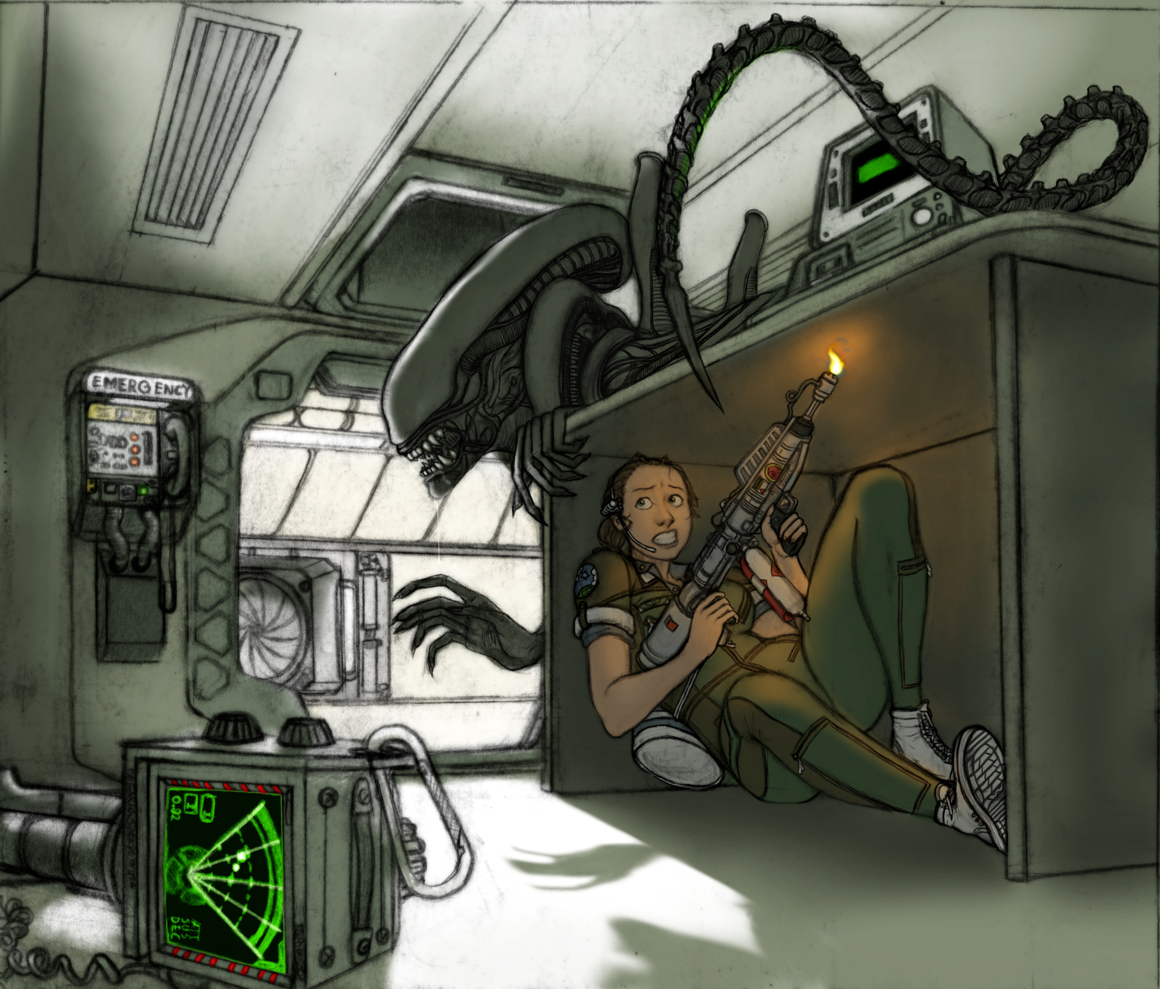 Alien Isolation by Vennicerunnos on DeviantArt