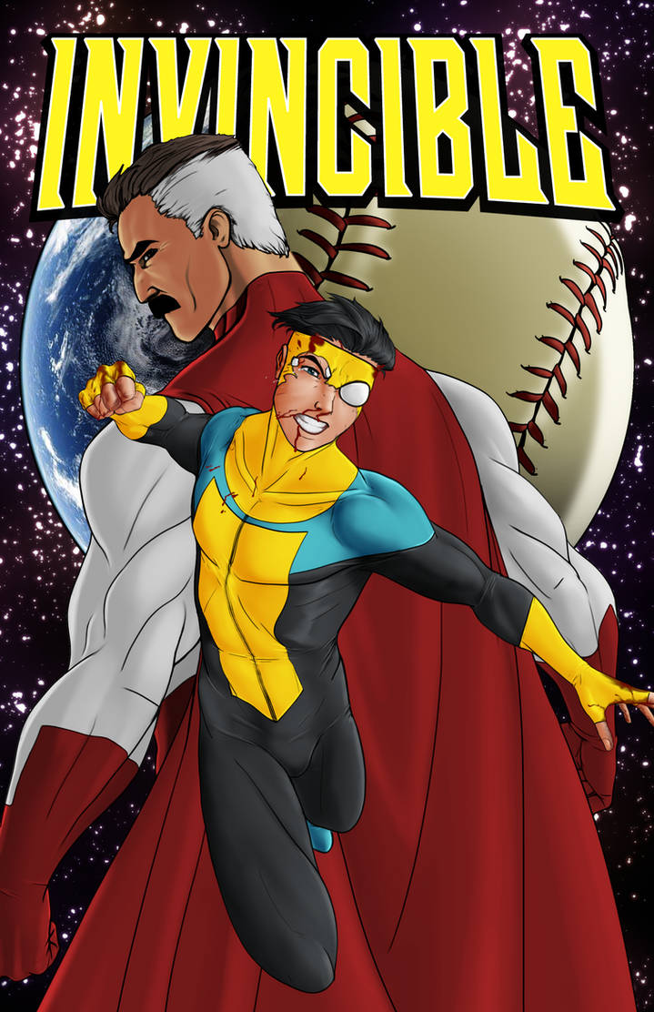 Invincible Custom Covers INVINCIBLE - comic cover style fanart by Vennicerunnos on DeviantArt