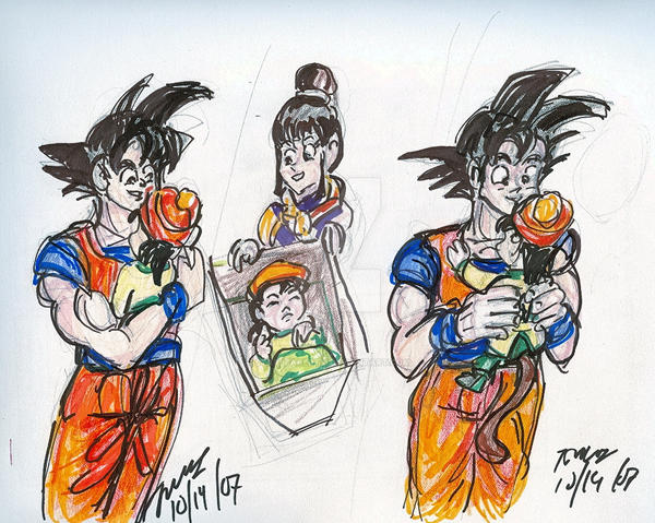 Goku With Baby Gohan By Starbearertm On Deviantart Goku With Baby Gohan By Starbearertm On Deviantart