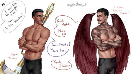 Jayce and Lucifer