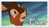 Fiver stamp by svartmoon