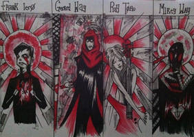 My Chemical Romance prayer cards.