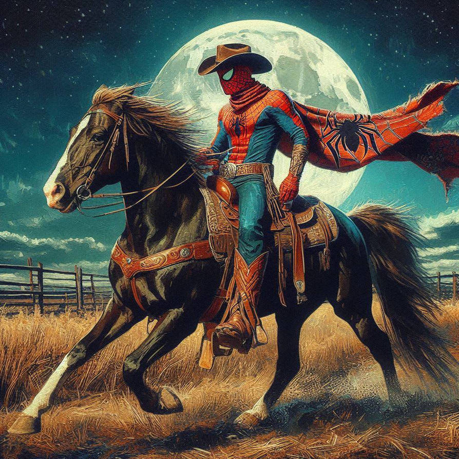 Save a horse, ride a spider man by Skylar999 on DeviantArt