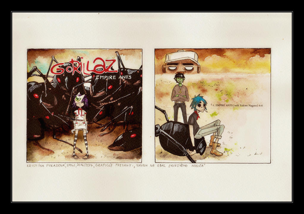 Gonezilla Design_Gorillaz single album by despairKiki on DeviantArt