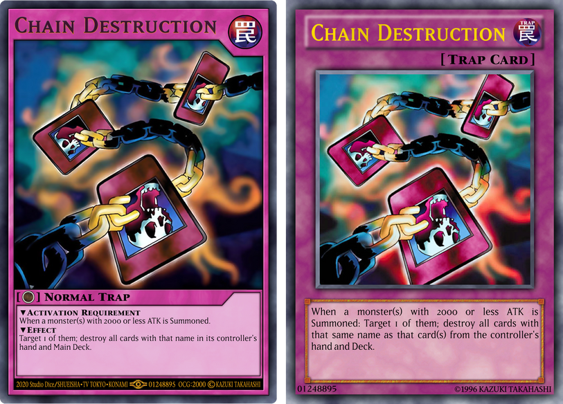 yugioh card chain destruction Chain Destruction (manga)