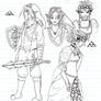Link-Zelda Concept Sketches