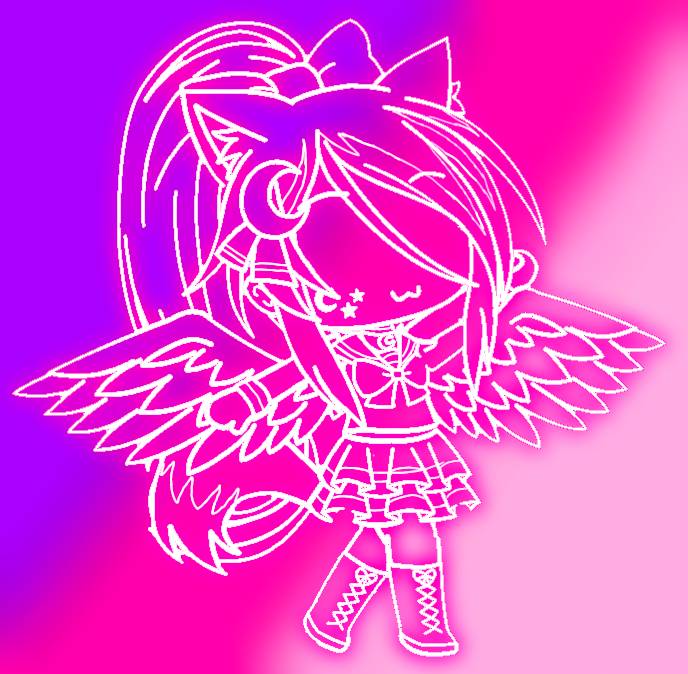 gacha Life neon oc lya Chan by lya4art on DeviantArt