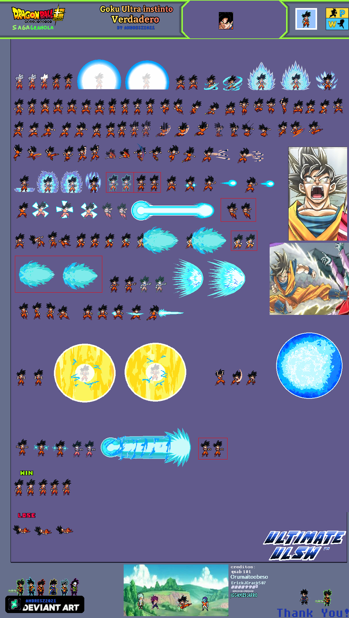 Ui Sprites Goku UI verdadero sprite ulsw by AndresZ2021 on DeviantArt