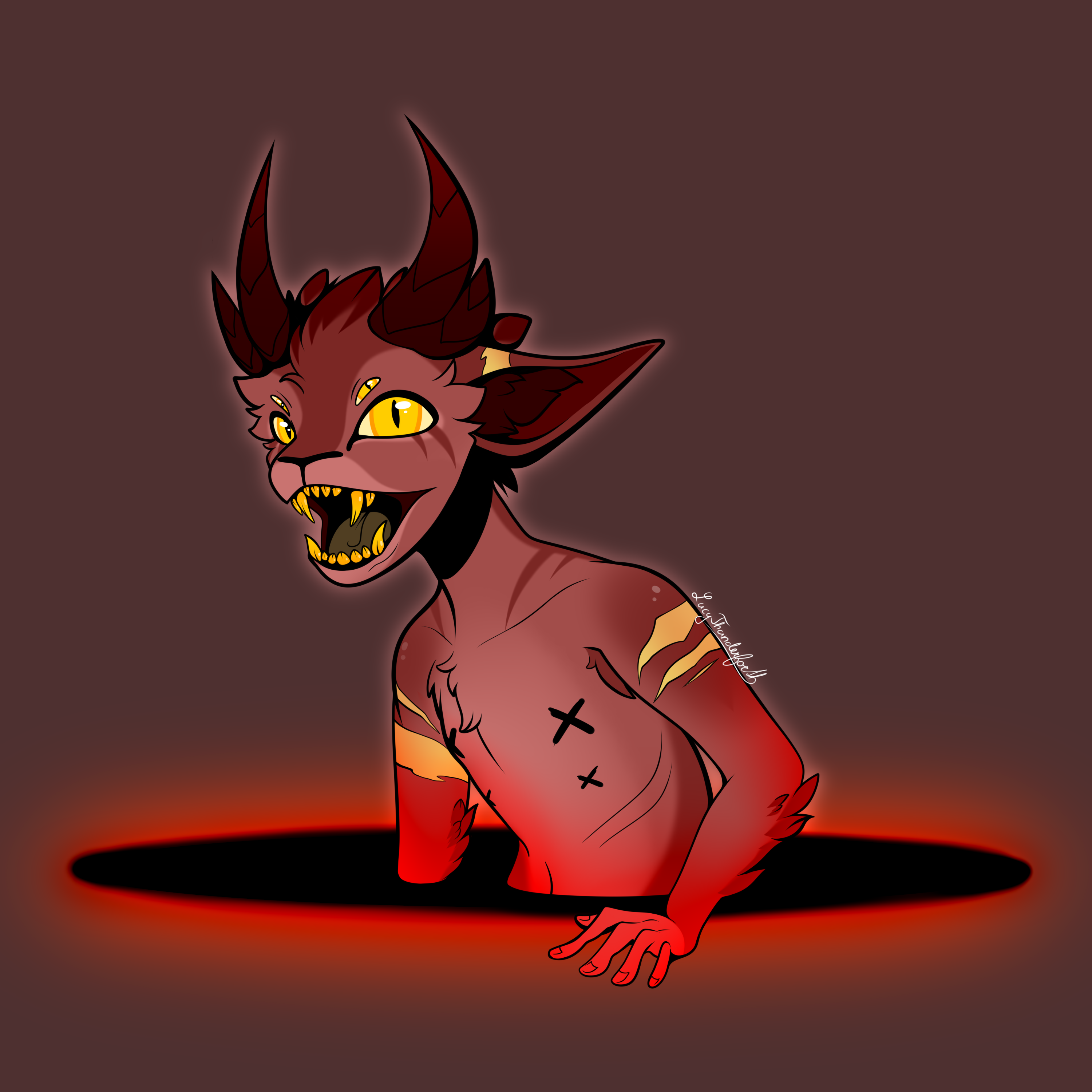 Demonic Deviantart ~ Demon ~ by Luzreal on DeviantArt