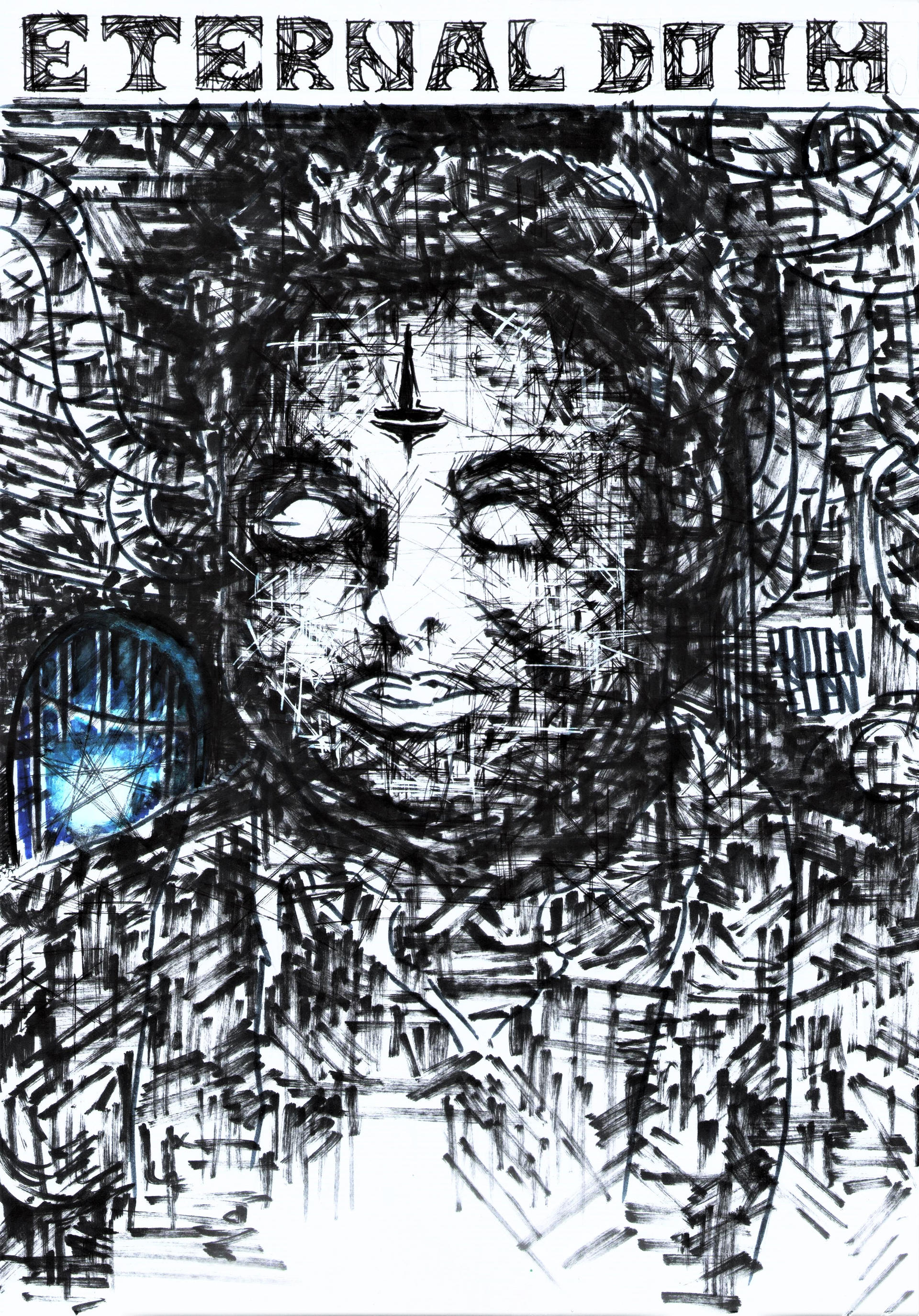Eternal Doom Cyberpunk Traditional by RaidenEden on DeviantArt