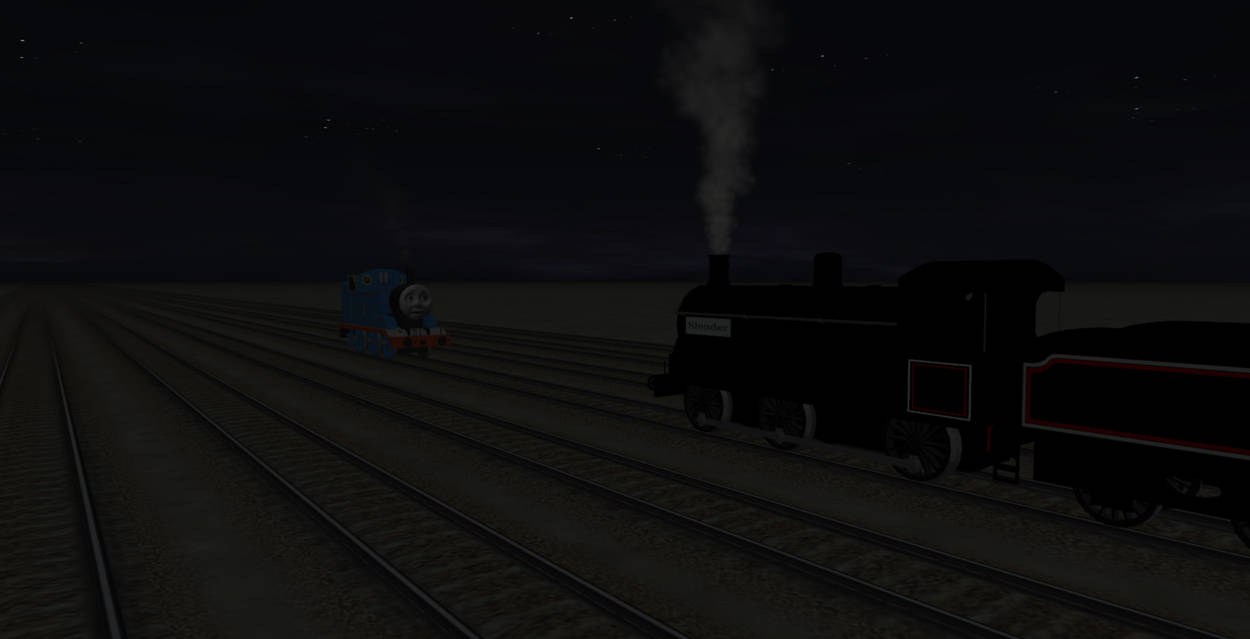 Thomas Encounters Slender Engine by elliotjames01 on DeviantArt