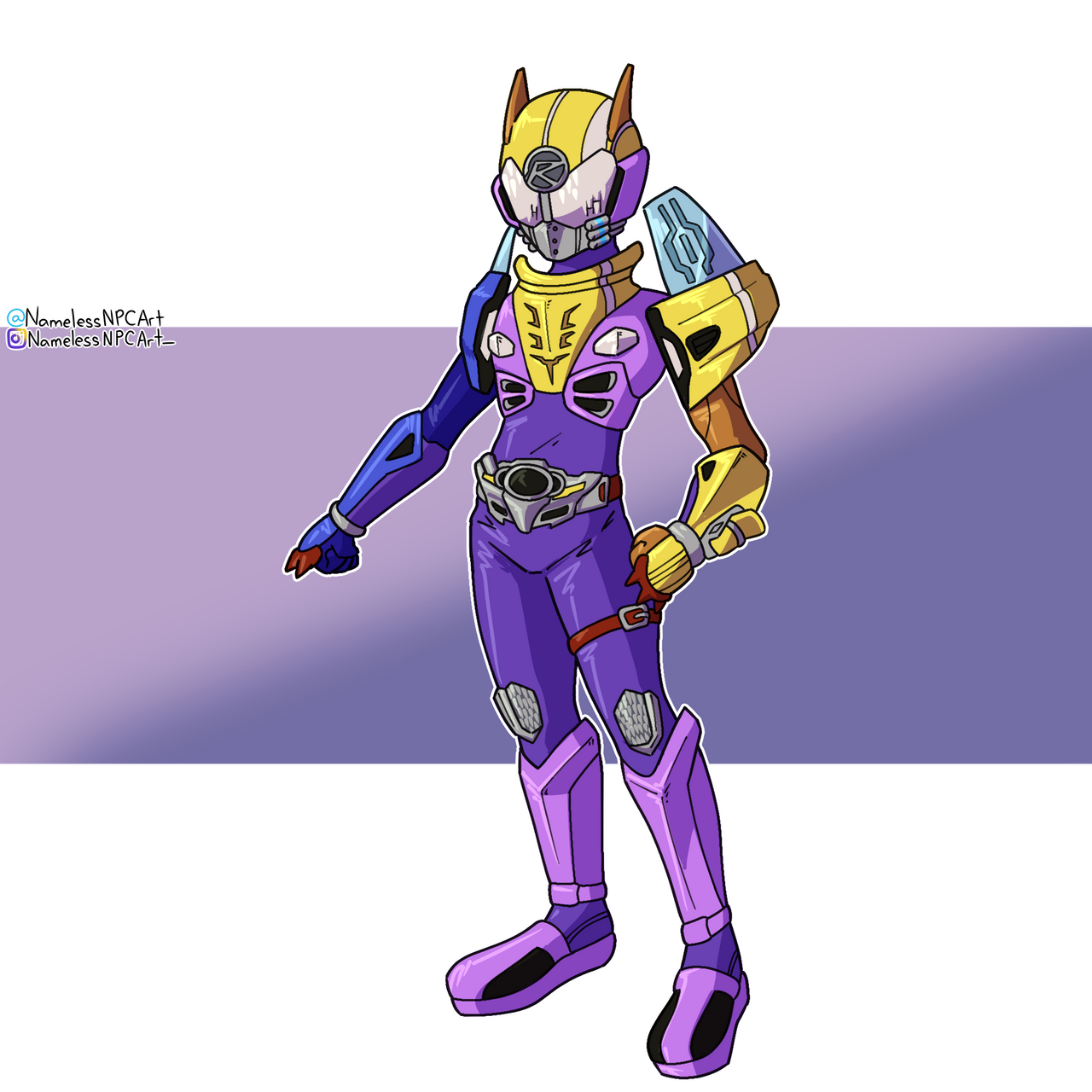Kamen Rider Drive Contrast Form by NamelessNPCArt on DeviantArt