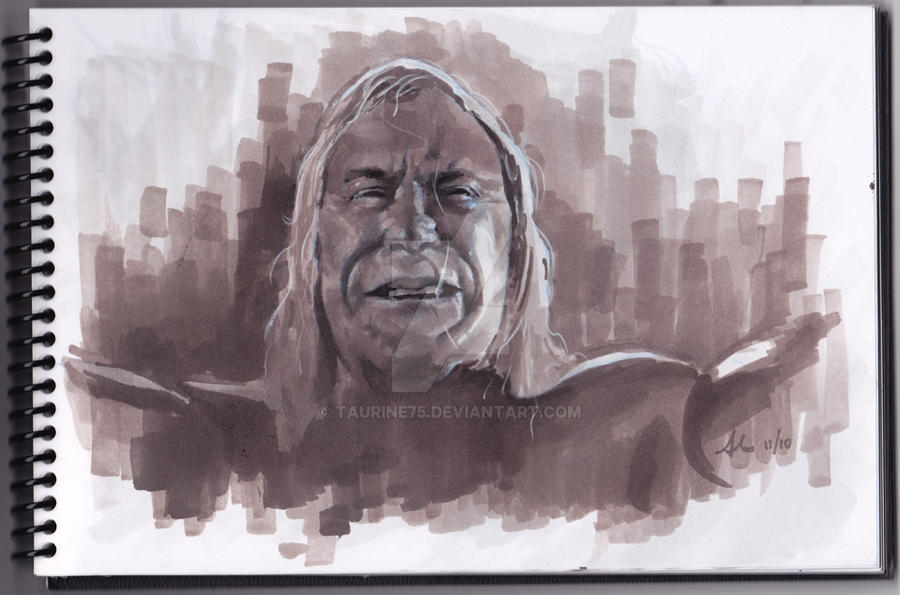 Mickey Rourke Markers by Alex Bodnar by Taurine75 on DeviantArt