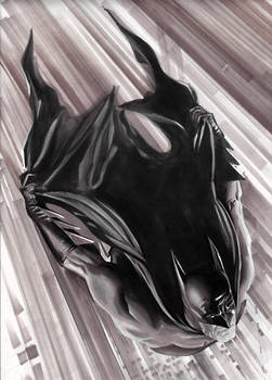 Batman Markers after Alex Ross by Alex Bodnar