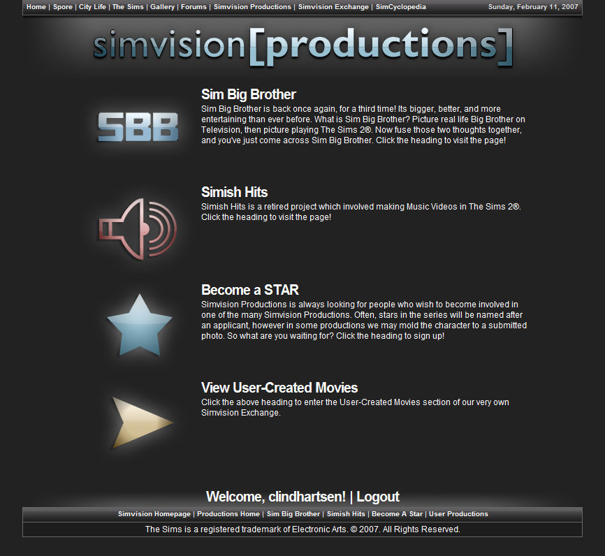 Simvision Produdctions by clindhartsen on DeviantArt