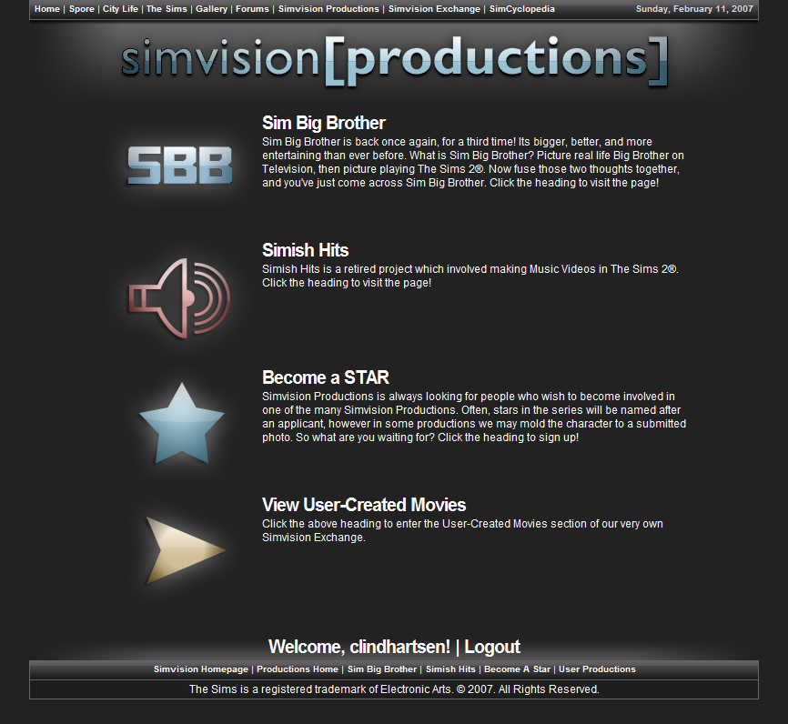 Simvision Produdctions by clindhartsen on DeviantArt