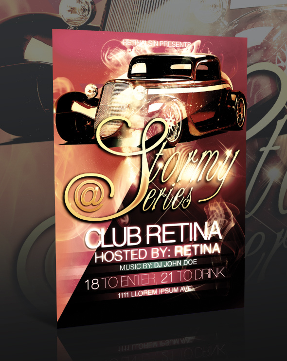 STORMY PARTY FLYER -PSD-