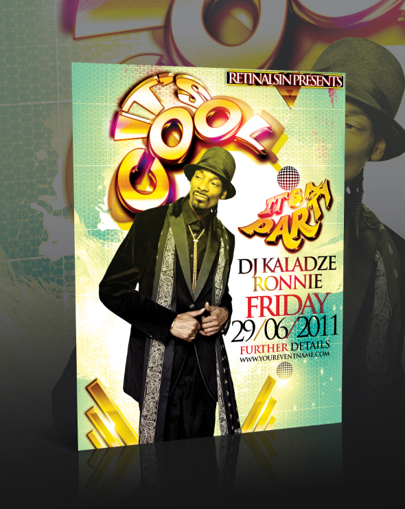 Cool Party Flyer -PSD-
