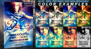 PSD Dance Flyer Template